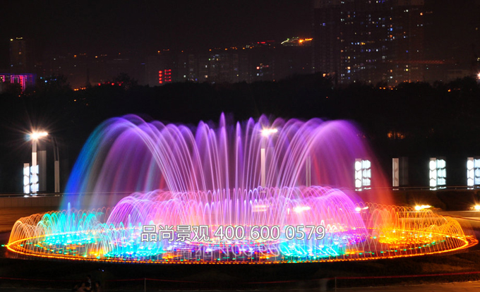 圓形水池噴泉,環(huán)型噴泉,旱噴